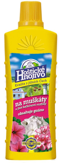 HOŠTICKÉ HNOJIVO NA MUŠKÁTY 0,5 l