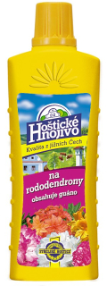 HOŠTICKÉ HNOJIVO AZALKY a RODODENDRONY 0,5 l